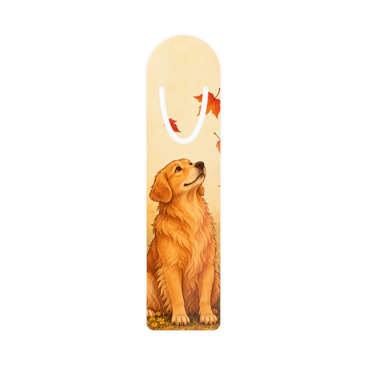 Golden Retriever Bookmark, front