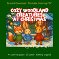 Cozy Woodland Creatures at Christmas (Printable PDF), photo 1
