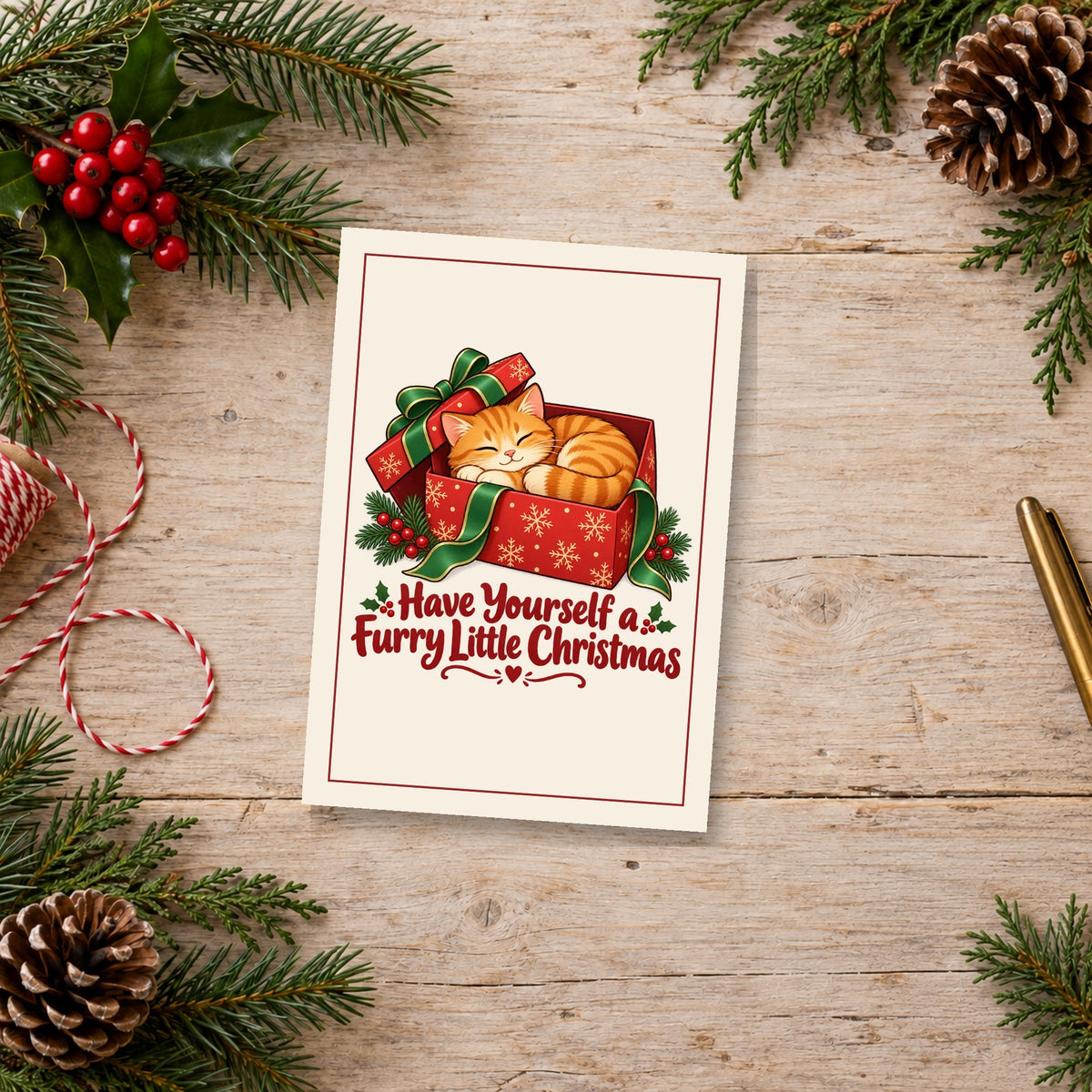 Have Yourself a Furry Little Christmas Cards, photo 1