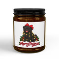 Merry Pugmas Black Pug Candle, photo 1