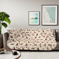 Christmas Cats in Hats Sherpa Blanket, photo 1