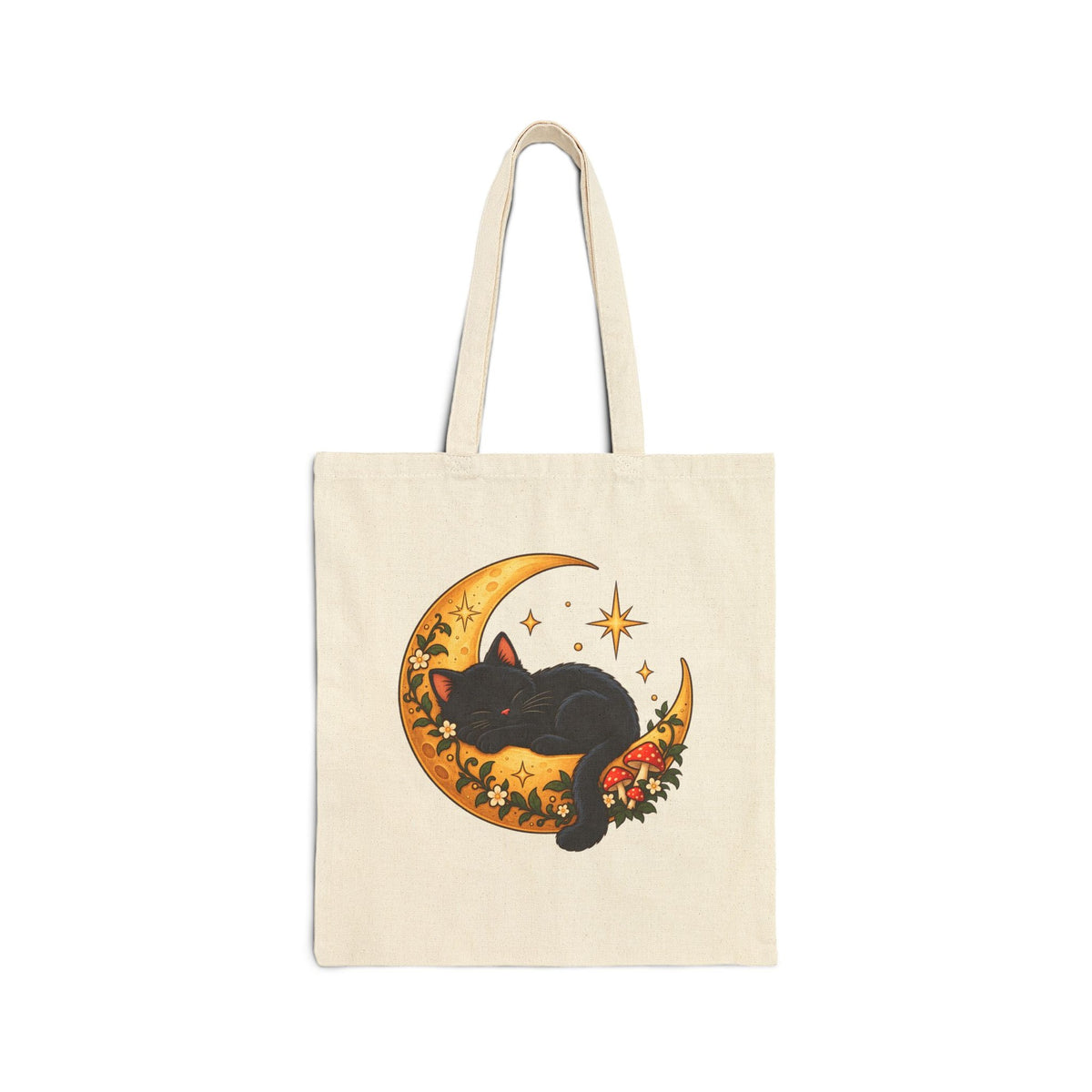Black Cat on the Moon Tote Bag, photo 2