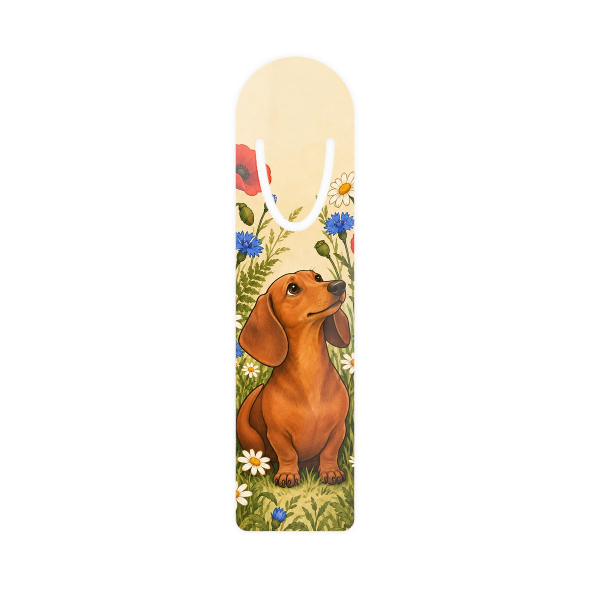 Wildflower Dachshund Bookmark, photo 2