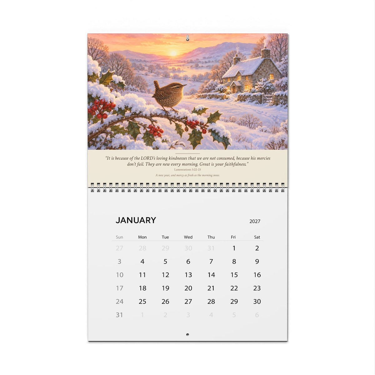 2027 Bible Verse Wall Calendar, photo 2