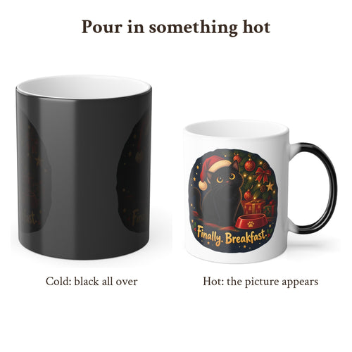 Black Cat Color Changing Mug, photo 2