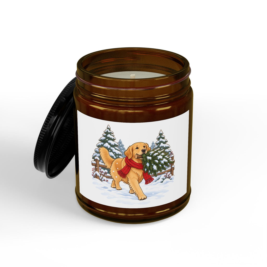 Golden Retriever Christmas Candle, photo 2