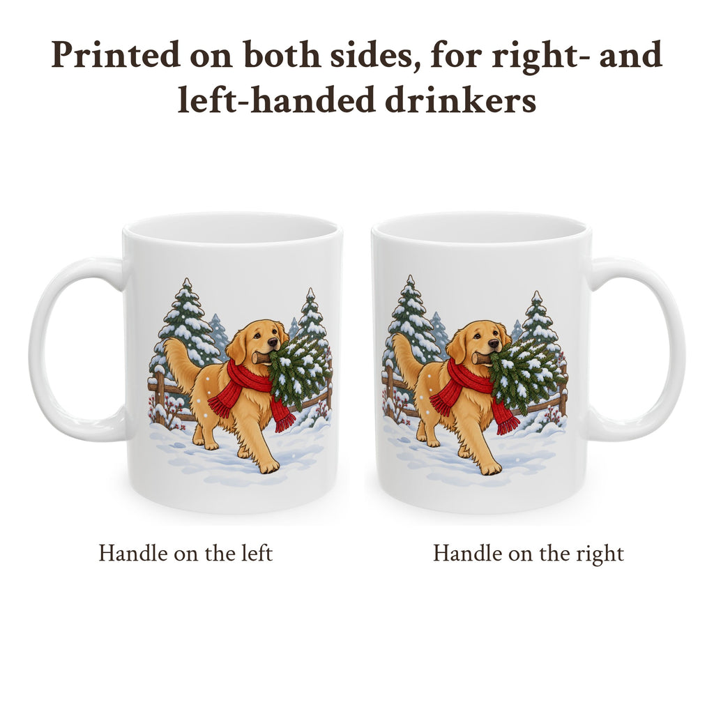 Golden Retriever Christmas Mug, photo 2