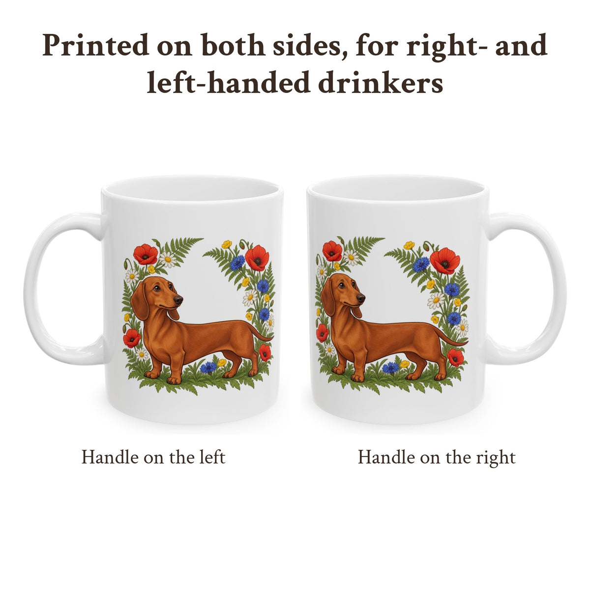 Wildflower Dachshund Mug, photo 2