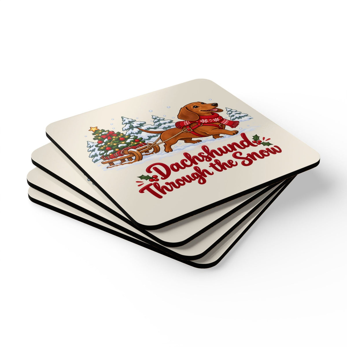 Dachshund Through the Snow Coasters, photo 2