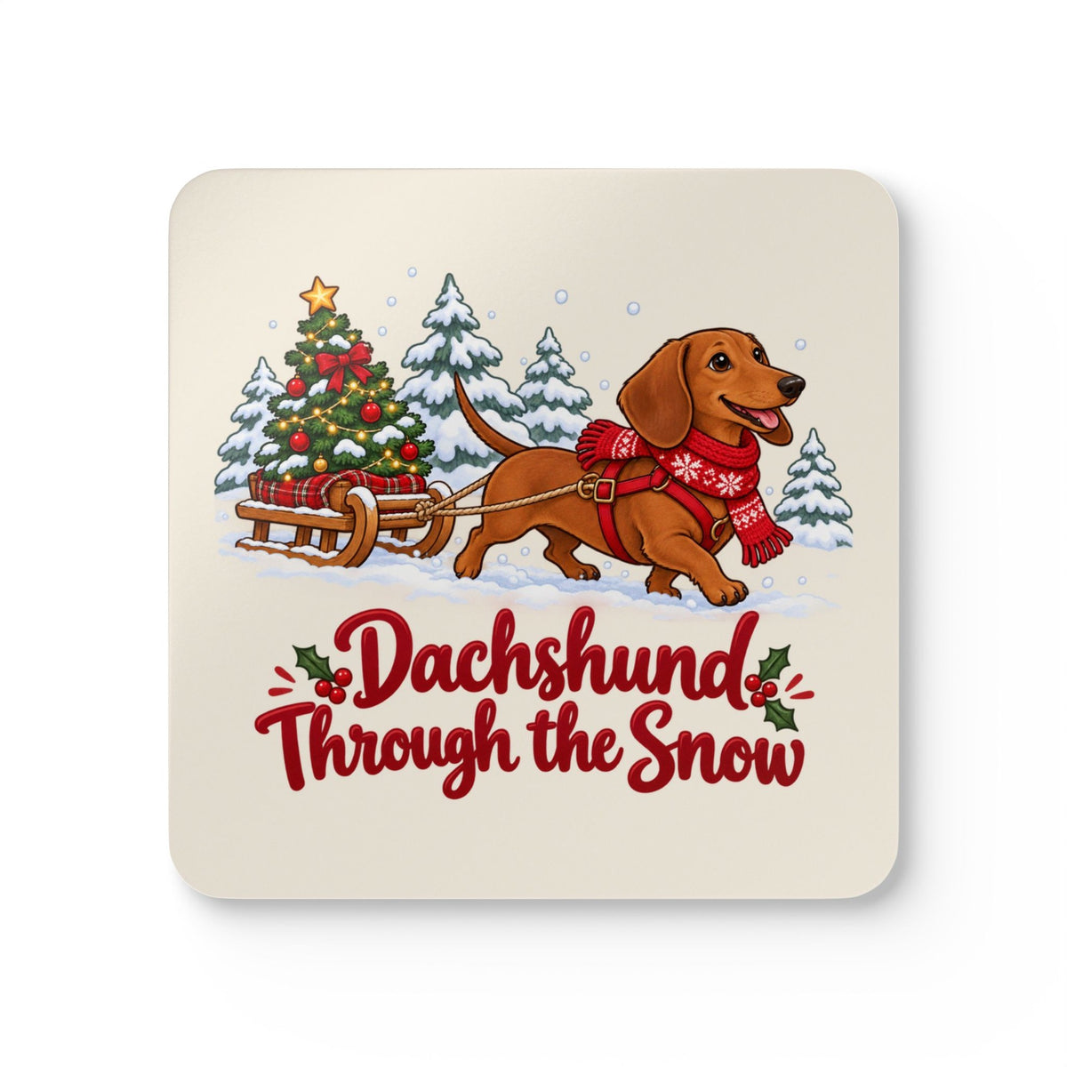 Dachshund Through the Snow Coasters, photo 3