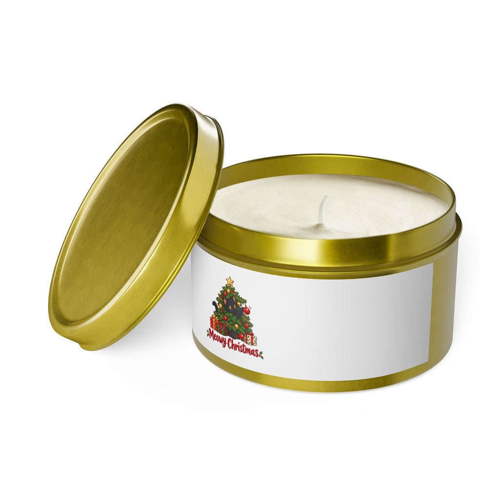Meowy Christmas Tin Candle, photo 3