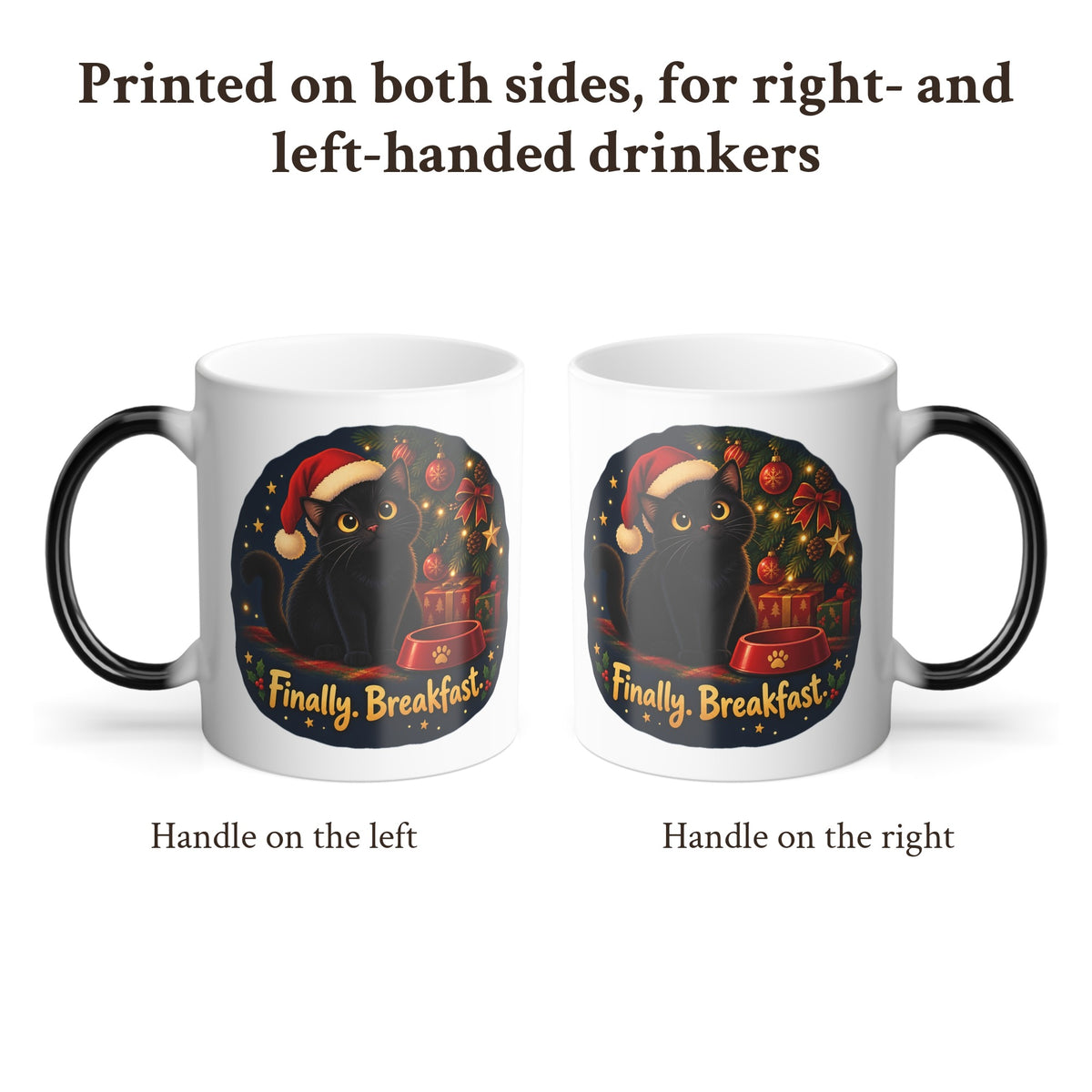 Black Cat Color Changing Mug, photo 3