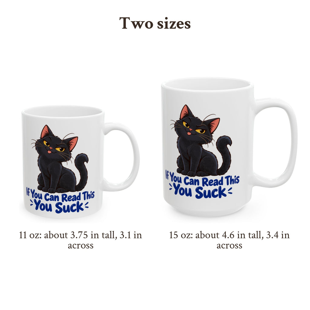 Left Handed Black Cat Mug, photo 3