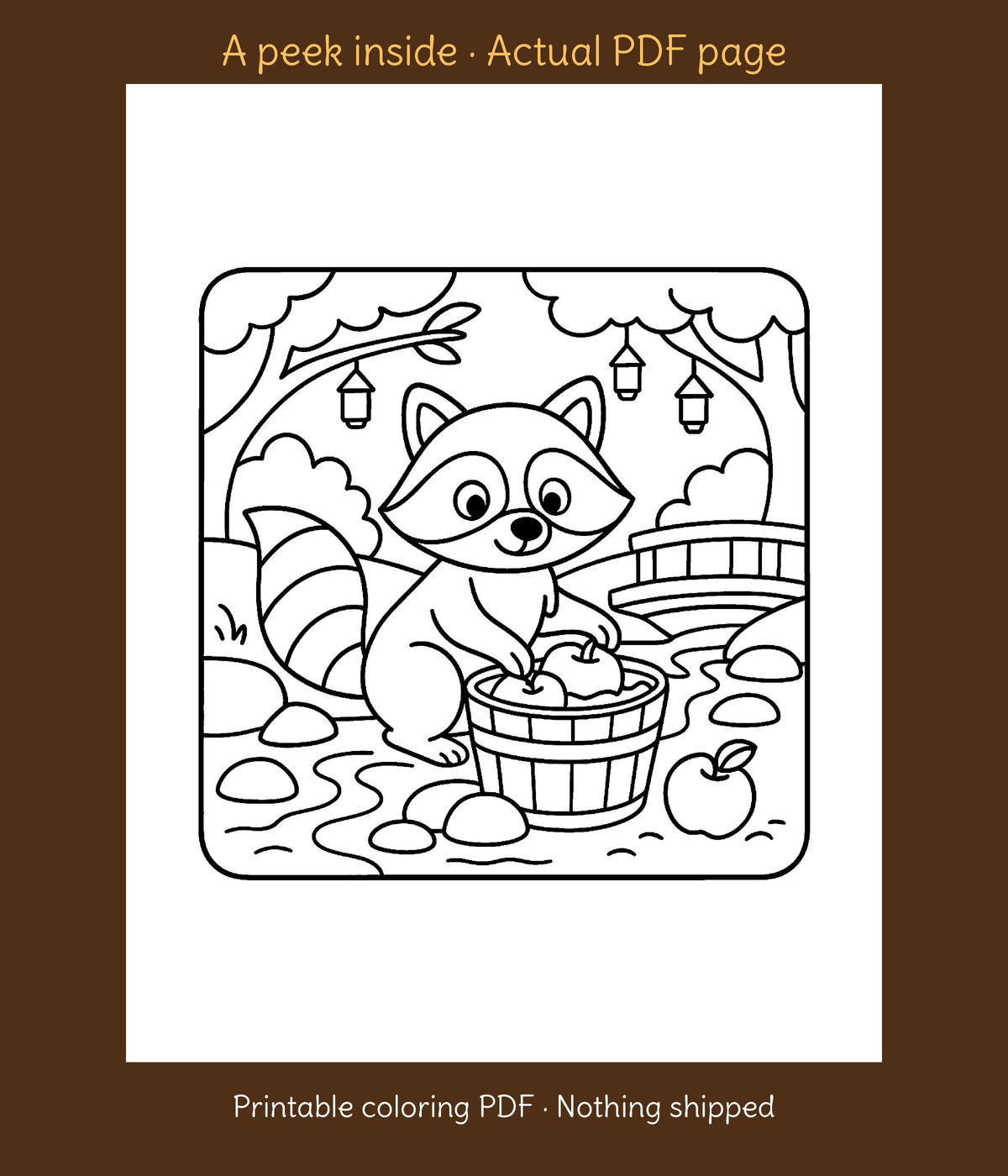 Cozy Woodland Creatures at Thanksgiving (Printable PDF), photo 4