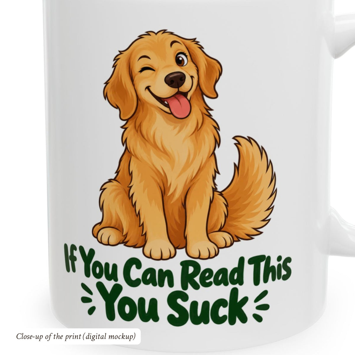 Left Paws Are the Best Golden Retriever Mug, photo 4