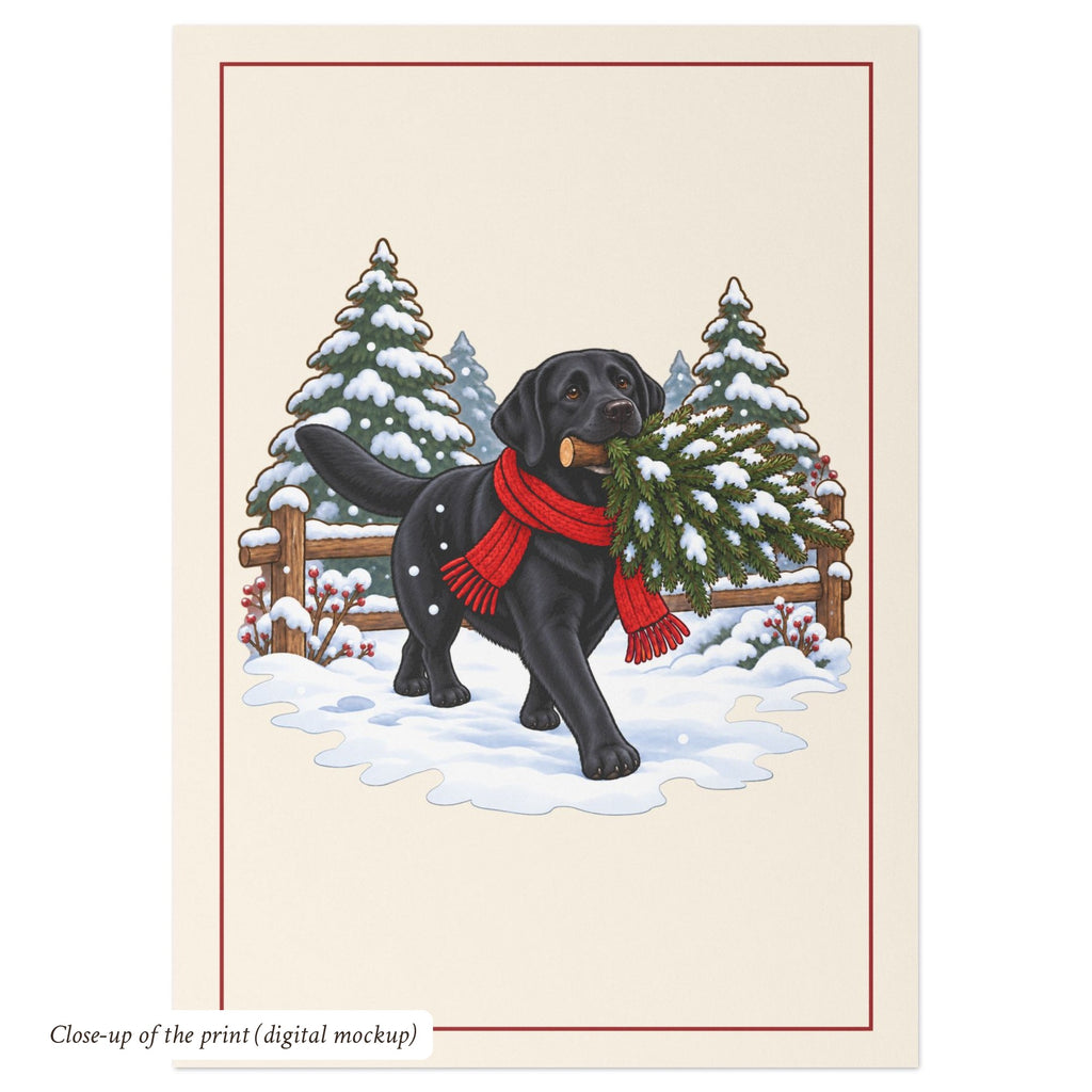 Black Lab Christmas Cards, photo 4