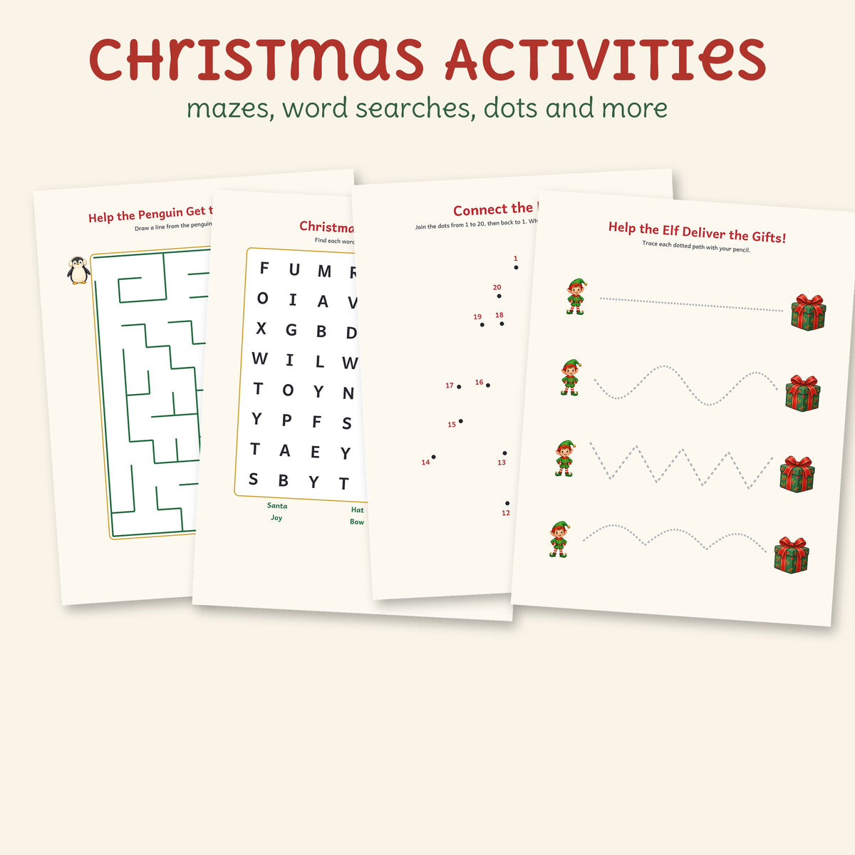 Christmas Activity Book for Kids, photo 5