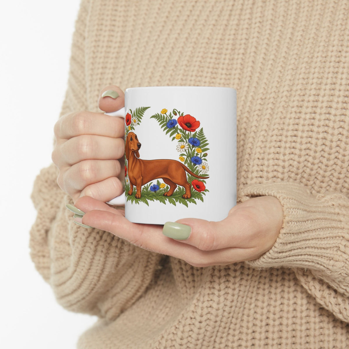 Wildflower Dachshund Mug, photo 5