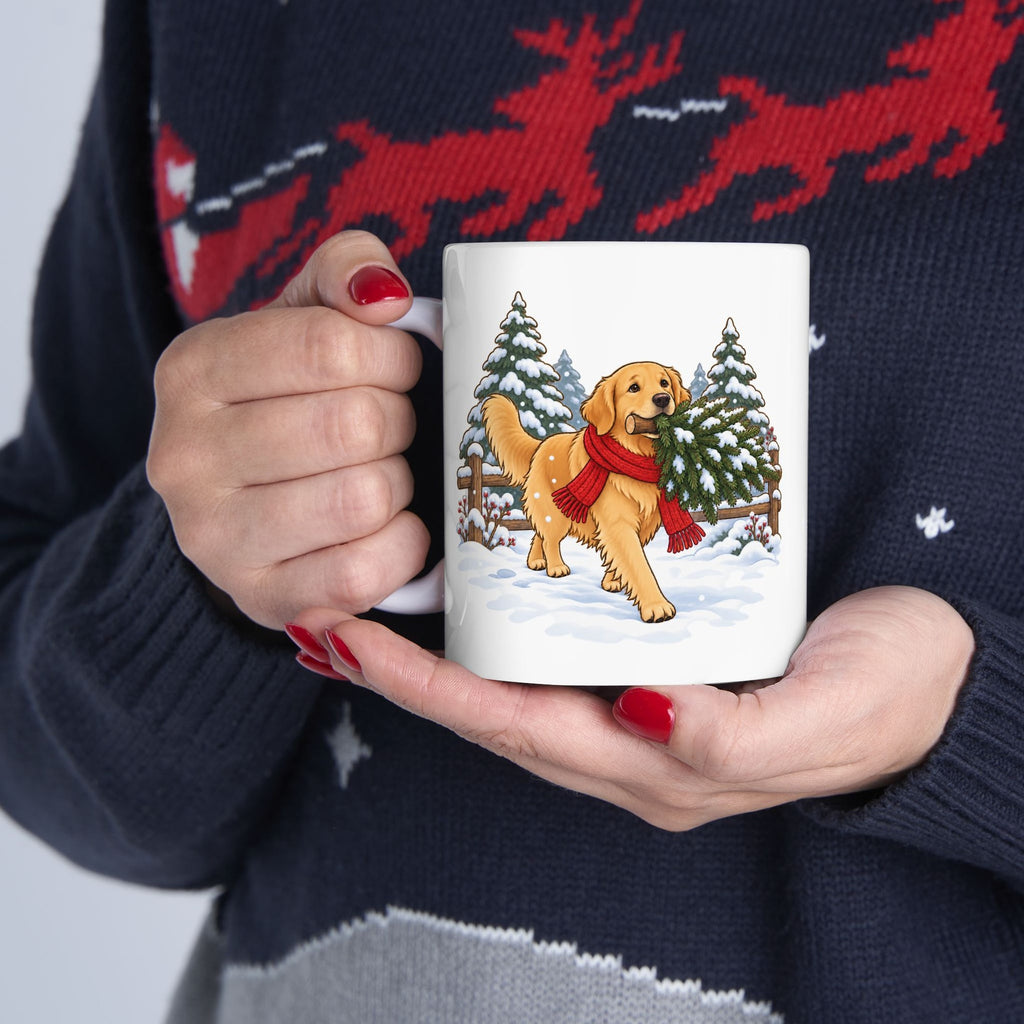 Golden Retriever Christmas Mug, photo 5