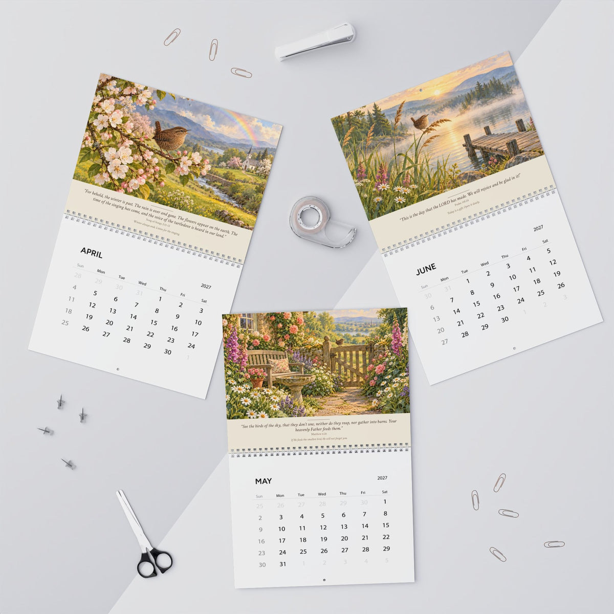 2027 Bible Verse Wall Calendar, photo 5