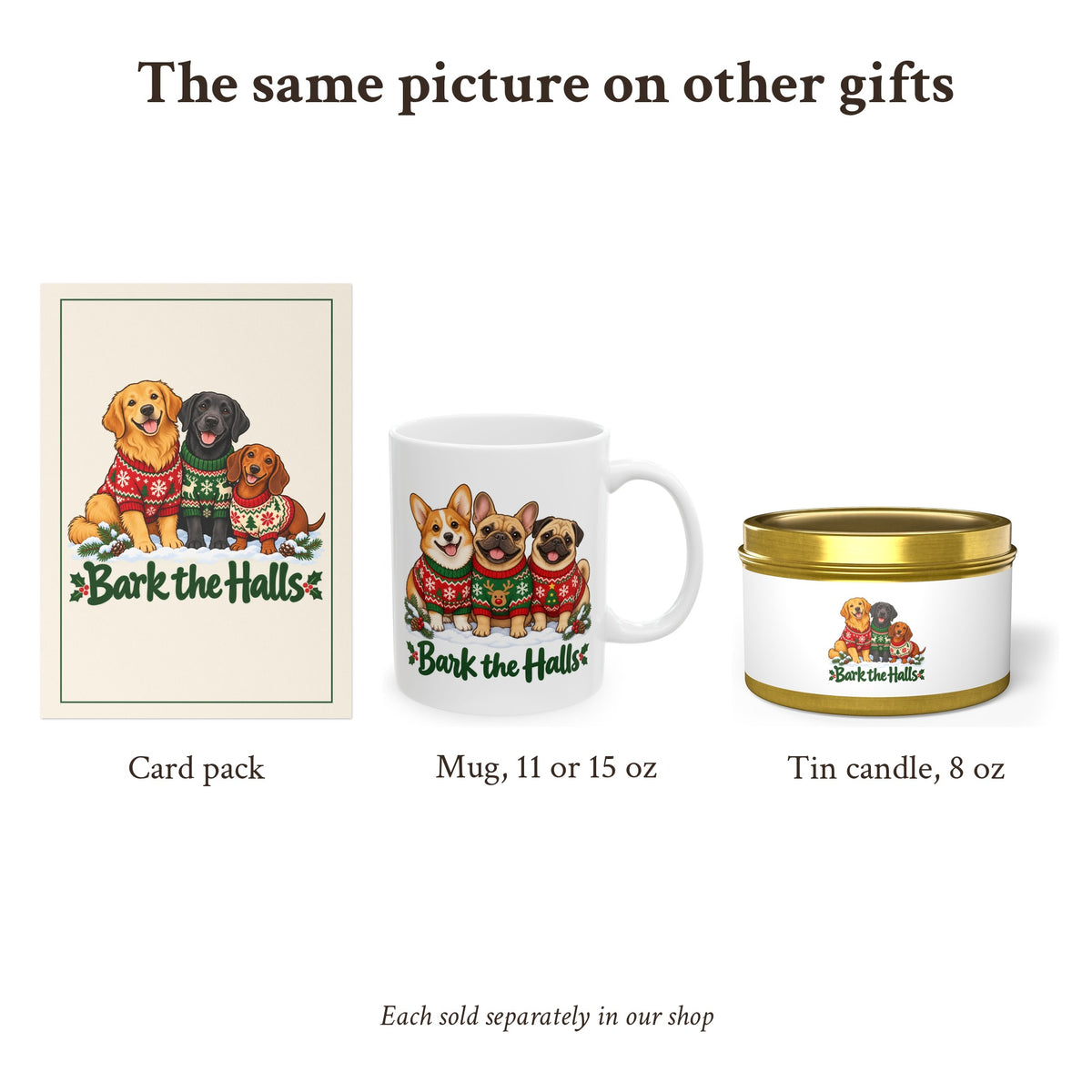 Bark the Halls Candle, photo 5