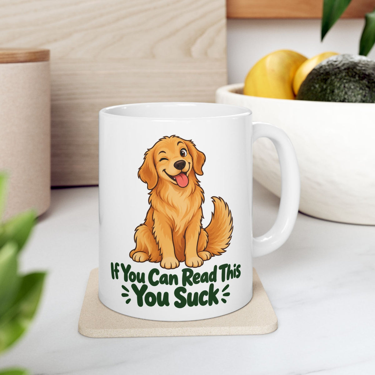 Left Paws Are the Best Golden Retriever Mug, photo 6