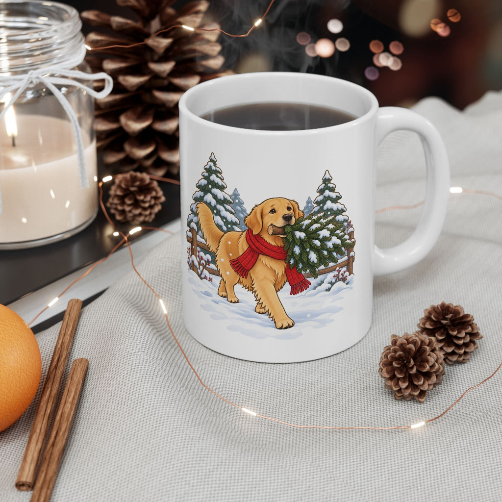 Golden Retriever Christmas Mug, photo 6