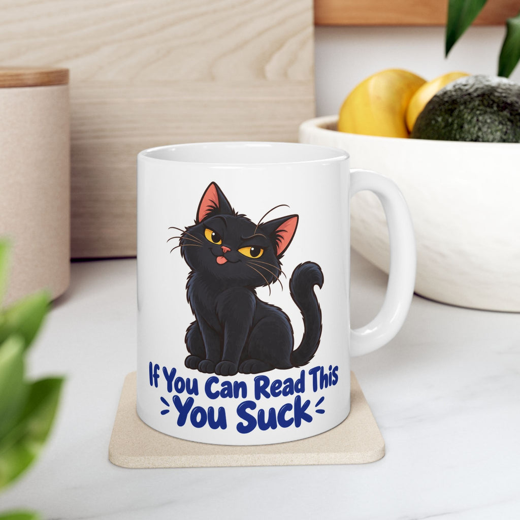 Left Handed Black Cat Mug, photo 6
