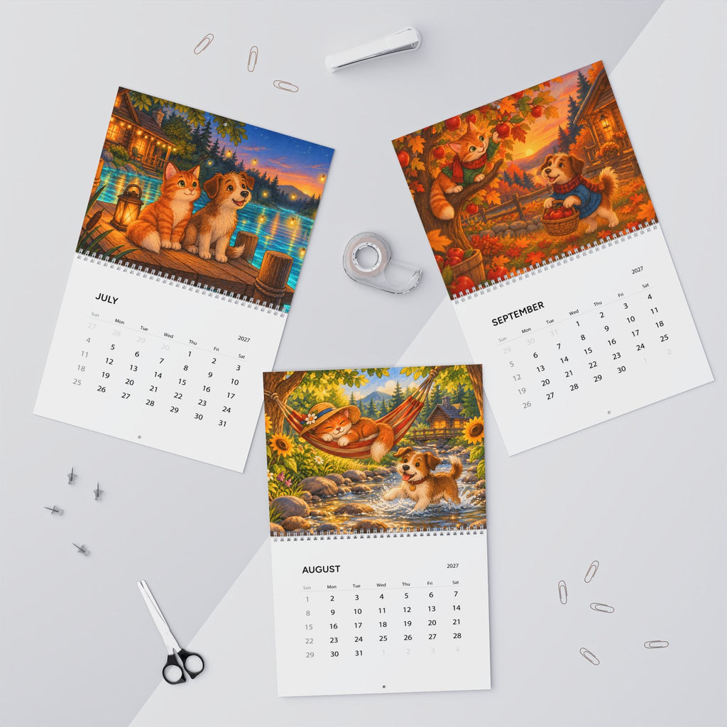 2027 Cat and Dog Wall Calendar, photo 6