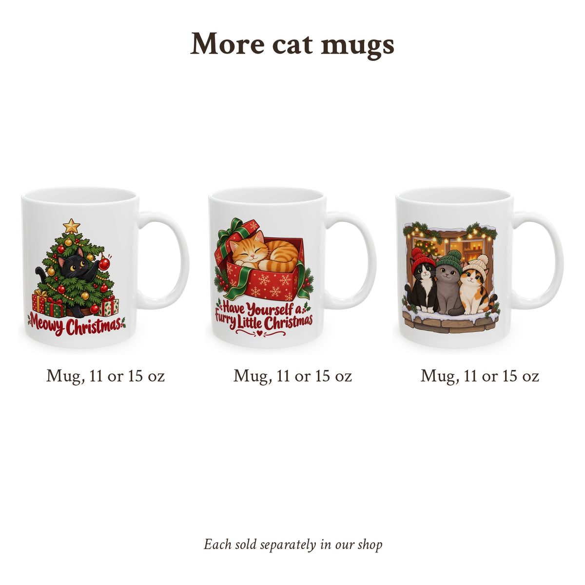 Left Handed Black Cat Mug, photo 8