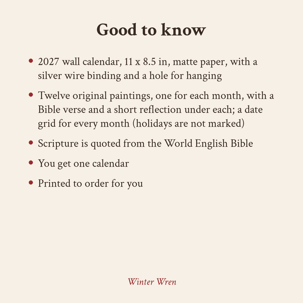 2027 Bible Verse Wall Calendar, photo 9