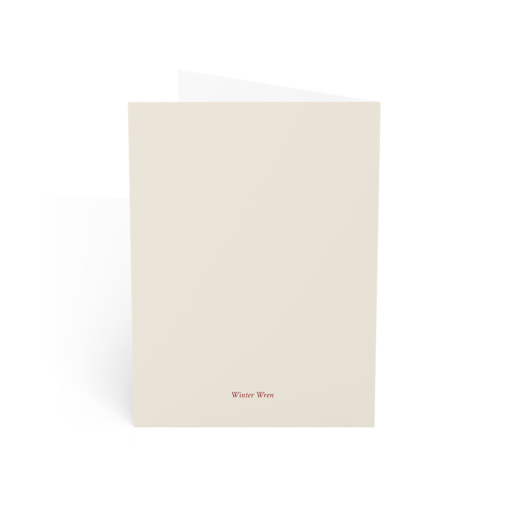 Merry Pugmas Black Pug Christmas Folded Cards, Pack of 10