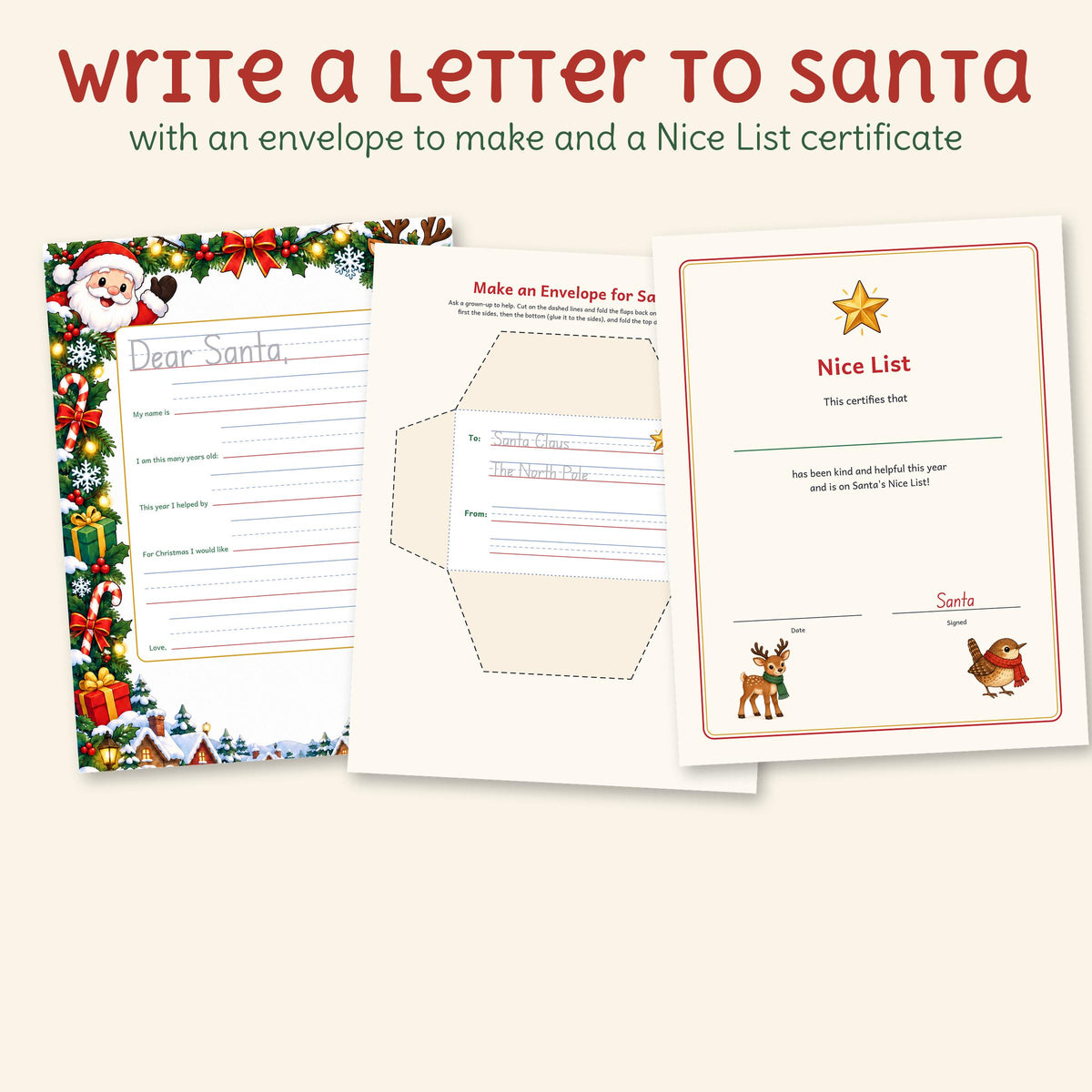 My Christmas Activity Book: Letters, Mazes, Puzzles and a Letter to Santa, photo 5