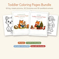 Toddler Coloring Pages Bundle, photo 1