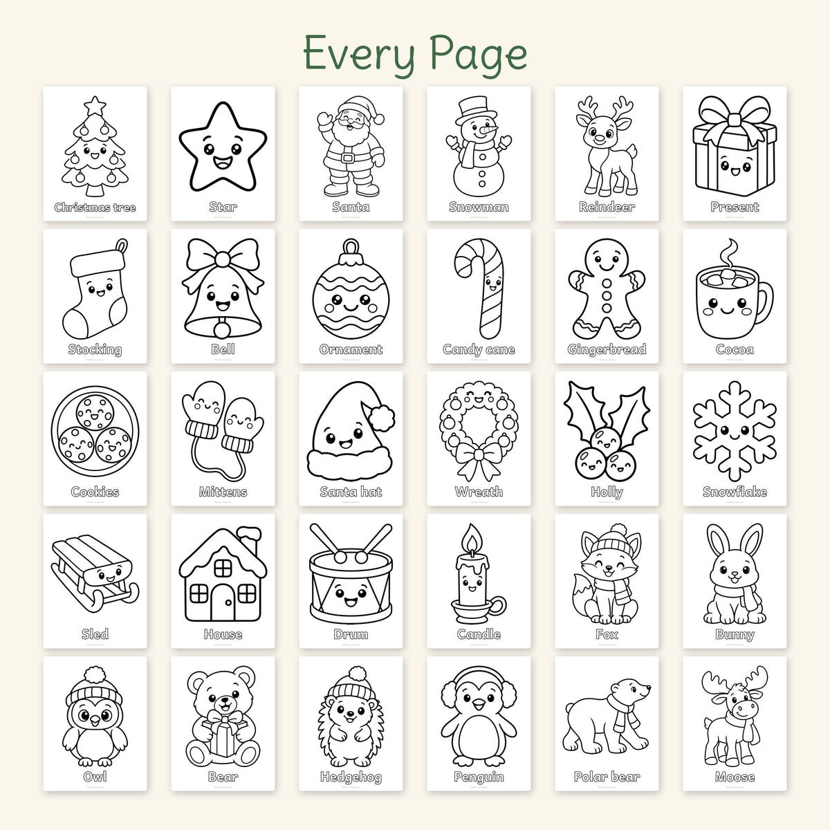 Toddler Coloring Pages Bundle, photo 2