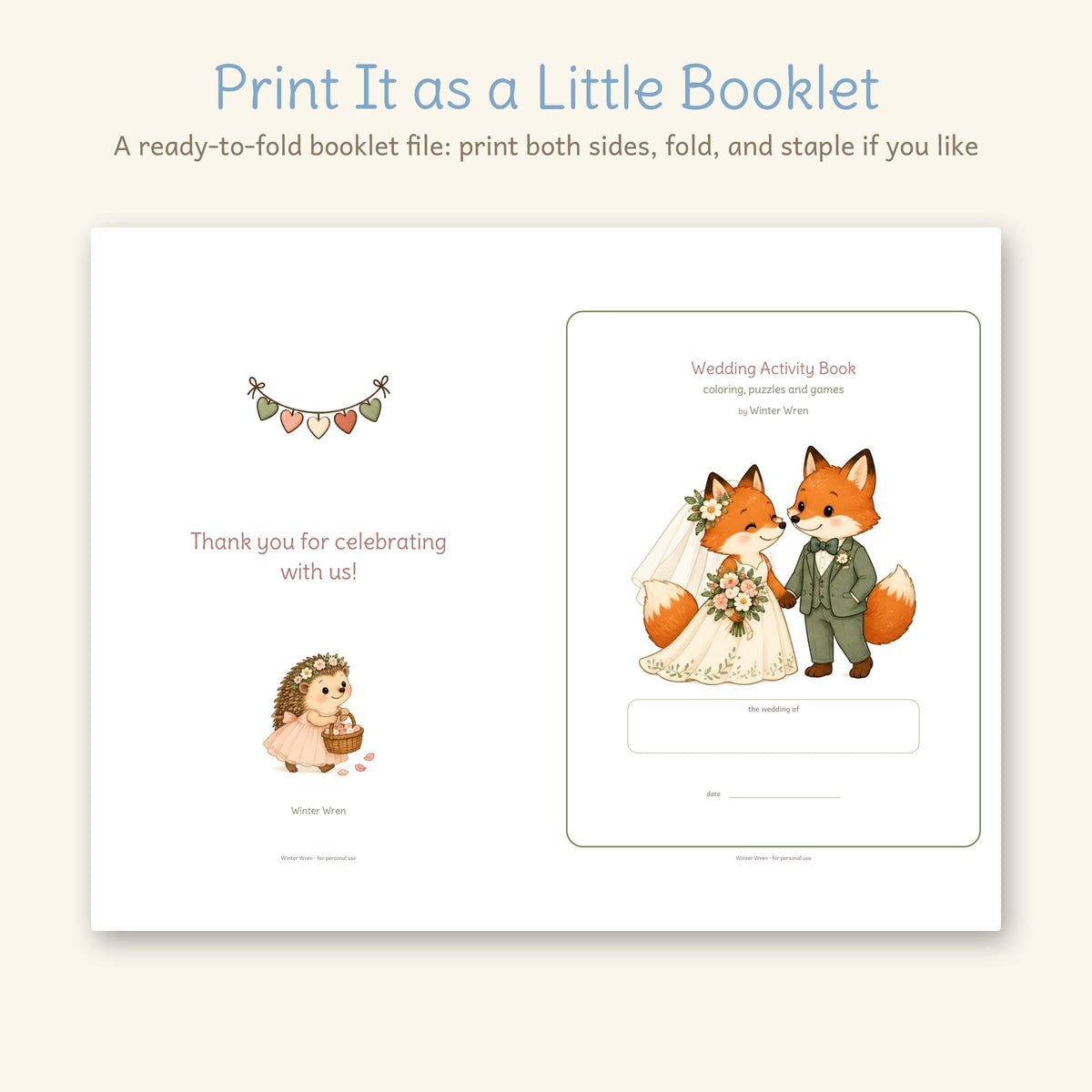 Kids Wedding Activity Book, photo 4