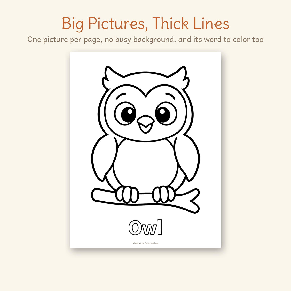 Toddler Coloring Pages Bundle, photo 4