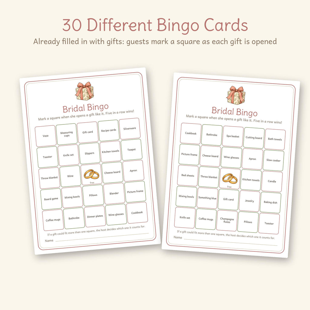 Bridal Shower Games Bundle, photo 5