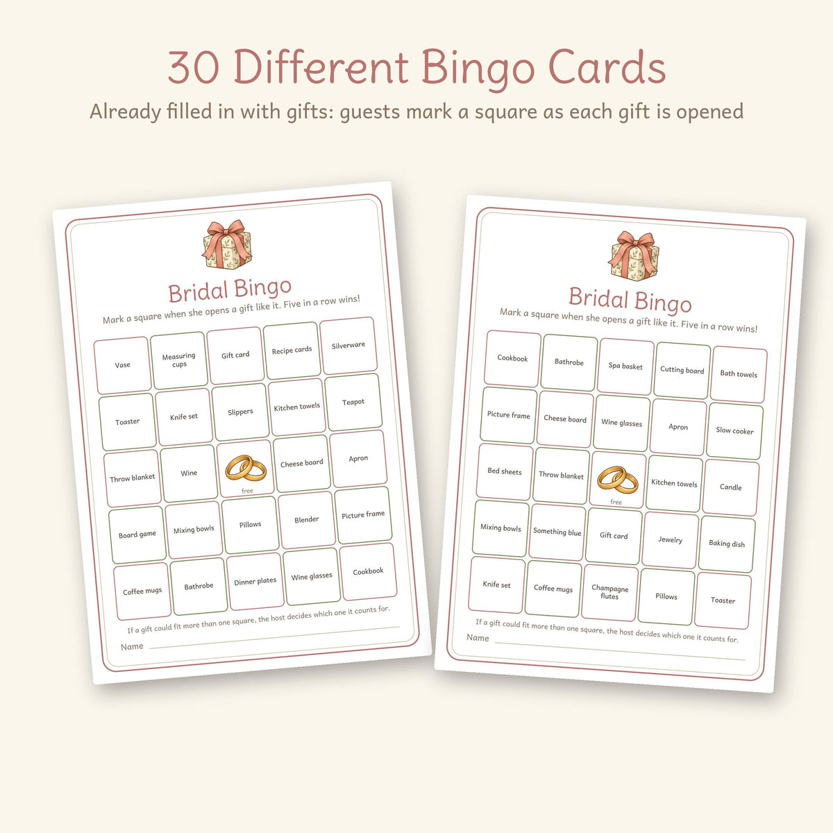 Bridal Shower Games Bundle, photo 5