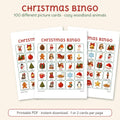 Christmas Bingo: Cozy Woodland Animals, photo 1