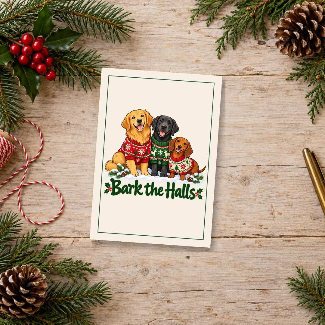 Bark the Halls Christmas Cards, video